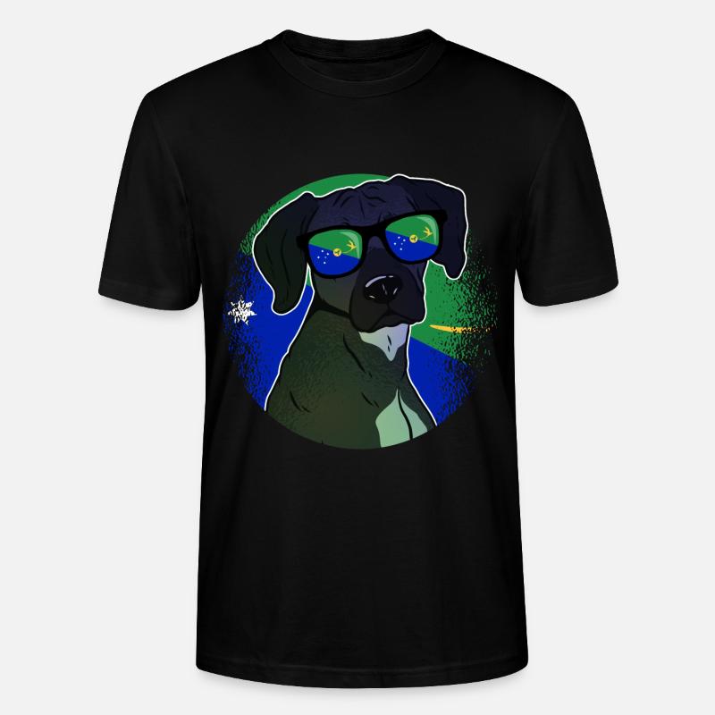 Weihnachtsinsel - Stanley/Stella Unisex Bio-T-Shirt CRAFTER - Schwarz