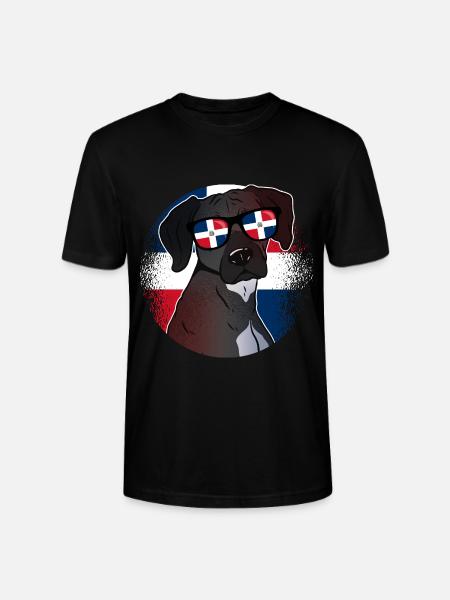 Dominican Republic - Stanley/Stella CRAFTER Unisex Organic T-Shirt - black