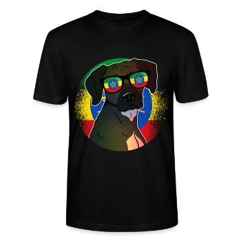 Éthiopie - T-shirt bio CRAFTER Stanley Stella Unisexe - noir - Devant - Alina (178cm) & Michal (187cm)