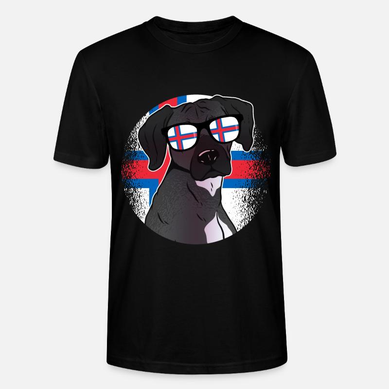 Färöer Inseln - Stanley/Stella Unisex Bio-T-Shirt CRAFTER - Schwarz