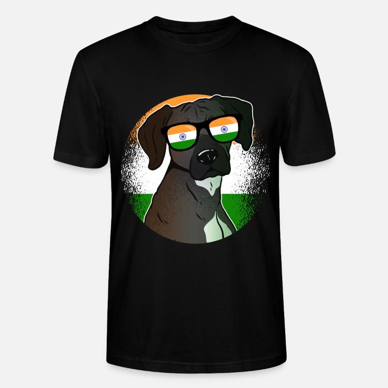Indien - Stanley/Stella Unisex Bio-T-Shirt CRAFTER - Schwarz