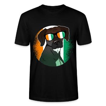 Ivory Coast - Stanley/Stella CRAFTER Unisex Organic T-Shirt - black - Front - Alina (178cm) & Michal (187cm)