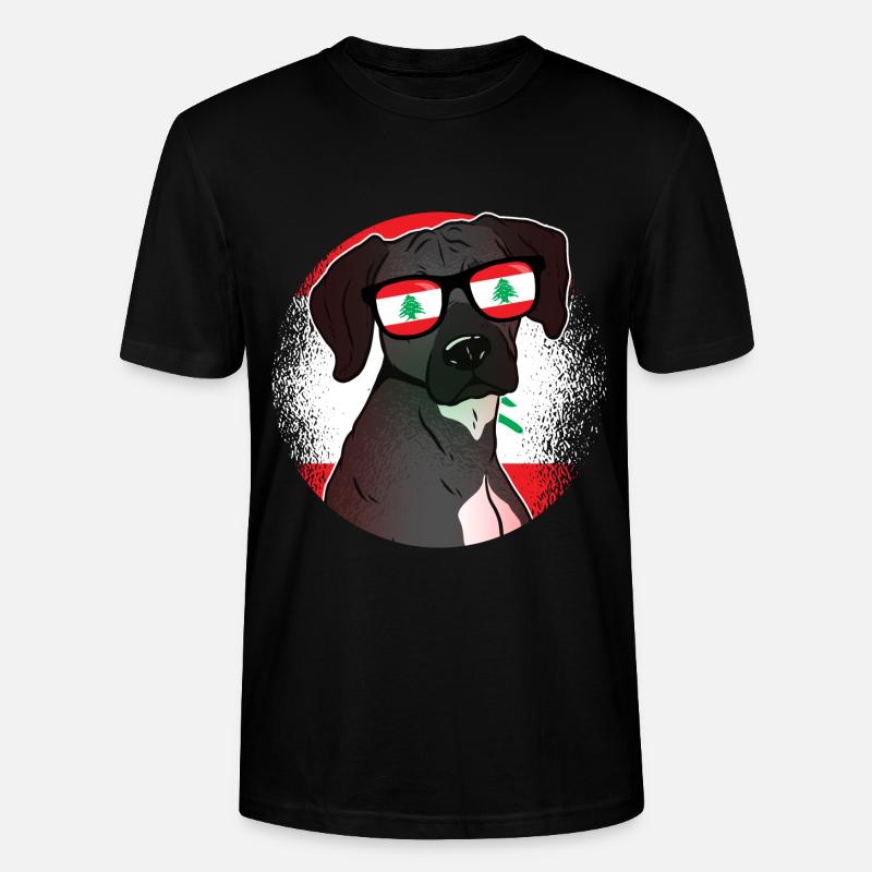 Libanon - Stanley/Stella Unisex Bio-T-Shirt CRAFTER - Schwarz