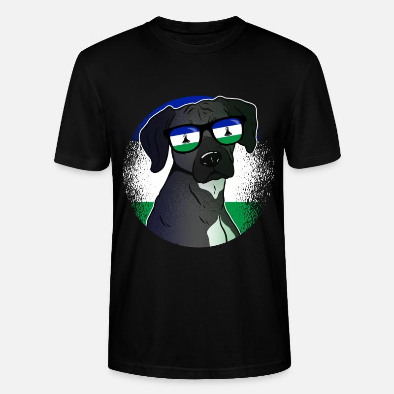Lesotho - Stanley/Stella Unisex Bio-T-Shirt CRAFTER - Schwarz