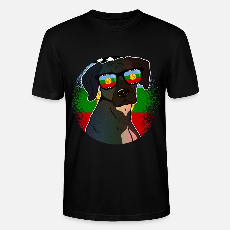 Mapuche - T-shirt bio CRAFTER Stanley Stella Unisexe - noir