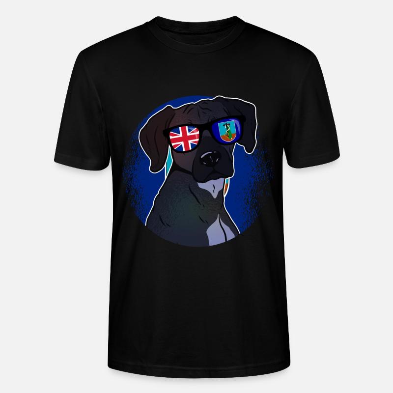 Montserrat - T-shirt bio CRAFTER Stanley Stella Unisexe - noir