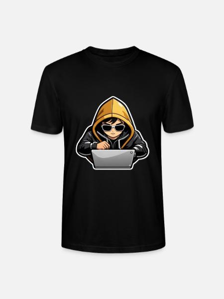 Hacking on - Stanley/Stella CRAFTER Unisex Organic T-Shirt - black