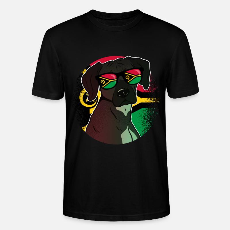Vanuatu - Stanley/Stella Unisex Bio-T-Shirt CRAFTER - Schwarz