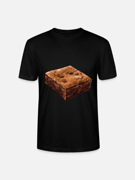 Rustic Brownie Illustration - Stanley/Stella CRAFTER Unisex Organic T-Shirt - black