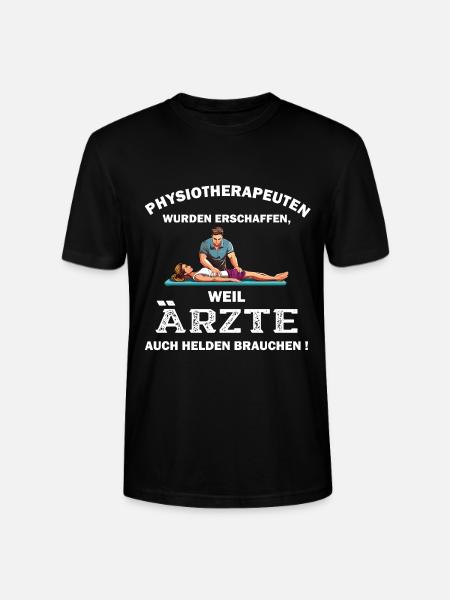 Physiotherapeut Geschenk Physio Physiotherapie - Stanley/Stella Unisex Bio-T-Shirt CRAFTER - Schwarz