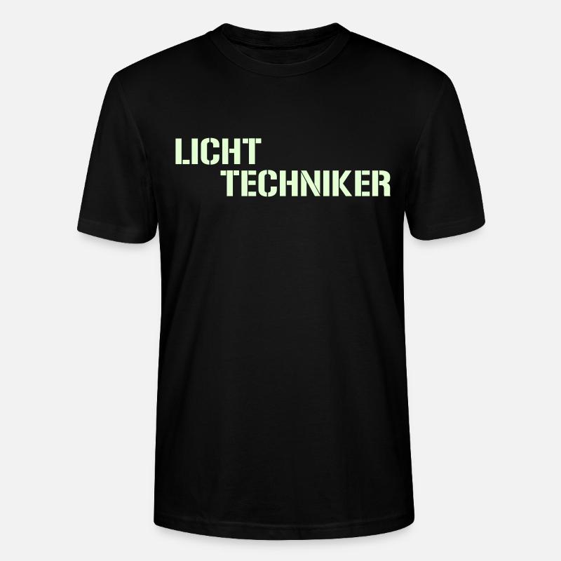 technicien éclairage - T-shirt bio CRAFTER Stanley Stella Unisexe - noir