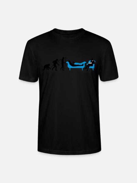 evolution_therapeut_psychologe_11_2016_b - Stanley/Stella Unisex Bio-T-Shirt CRAFTER - Schwarz