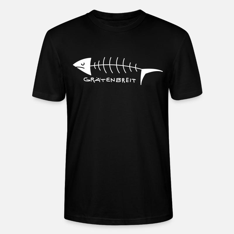 Chevrons drôles larges - T-shirt bio CRAFTER Stanley Stella Unisexe - noir
