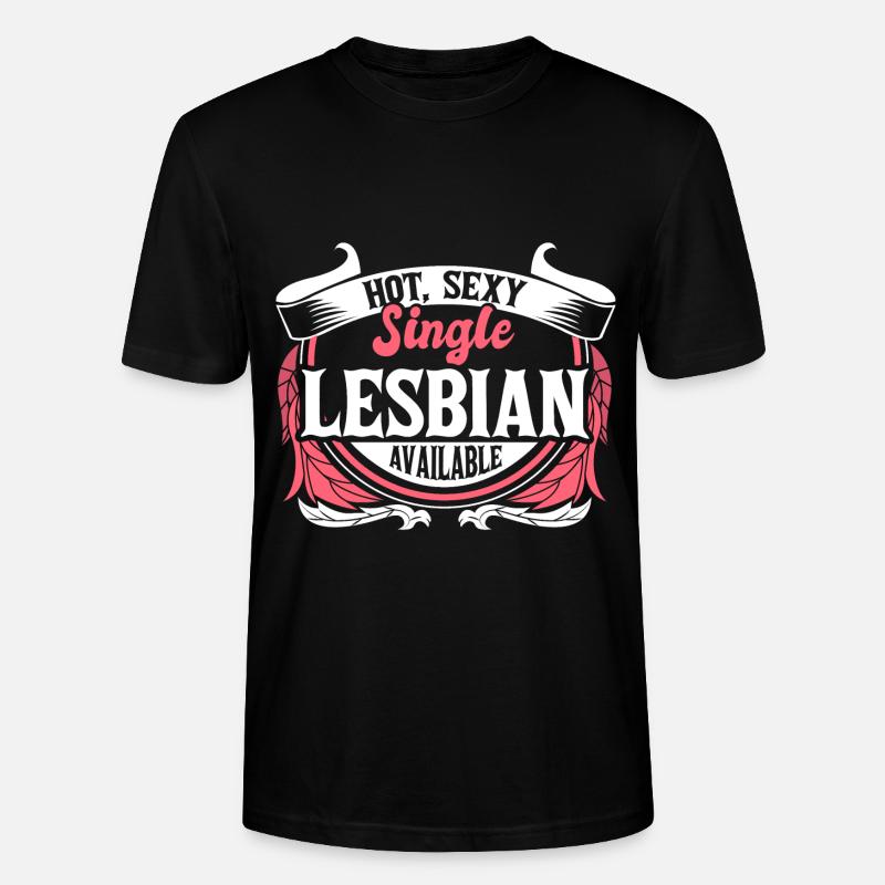 Lesbisch Single Pride - Stanley/Stella Unisex Bio-T-Shirt CRAFTER - Schwarz