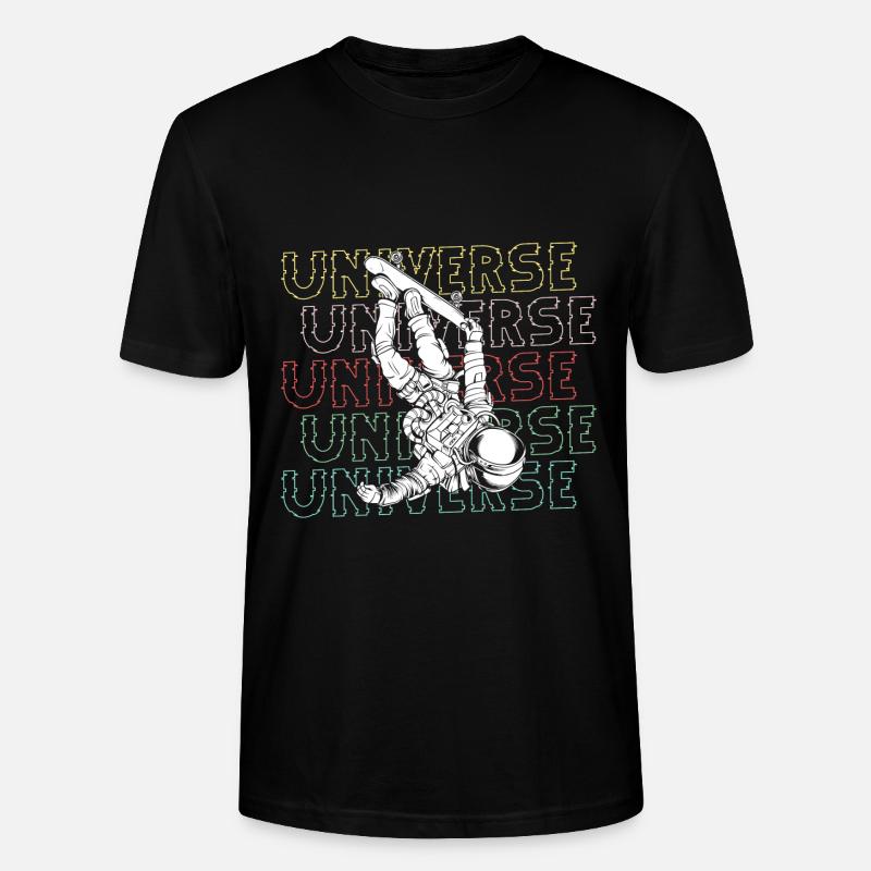Espace Lune Mars - T-shirt bio CRAFTER Stanley Stella Unisexe - noir