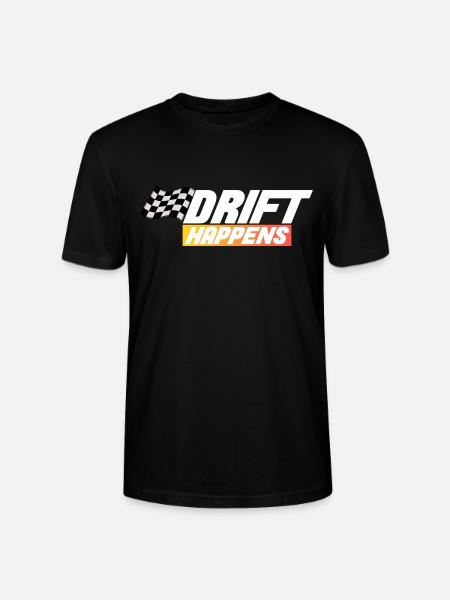 Drift happens | dream Artworks - Stanley/Stella Unisex Bio-T-Shirt CRAFTER - Schwarz