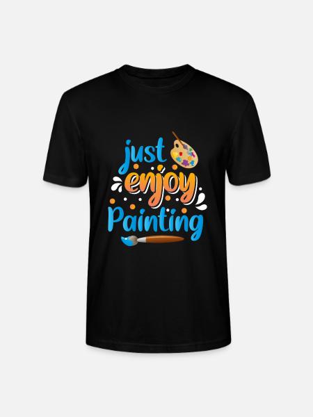 Painter Artist Training - Stanley/Stella CRAFTER Unisex Organic T-Shirt - black