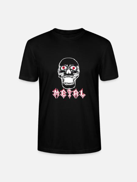 Métal lourd - T-shirt bio CRAFTER Stanley Stella Unisexe - noir