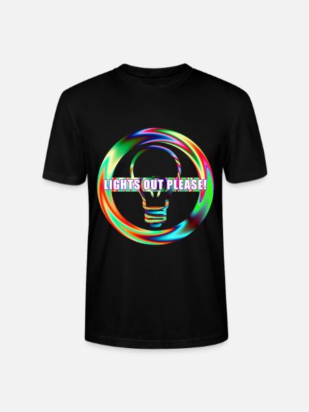 Turn off light from lamp - Stanley/Stella CRAFTER Unisex Organic T-Shirt - black