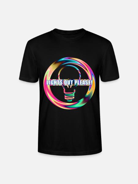 Turn off light from lamp - Stanley/Stella CRAFTER Unisex Organic T-Shirt - black