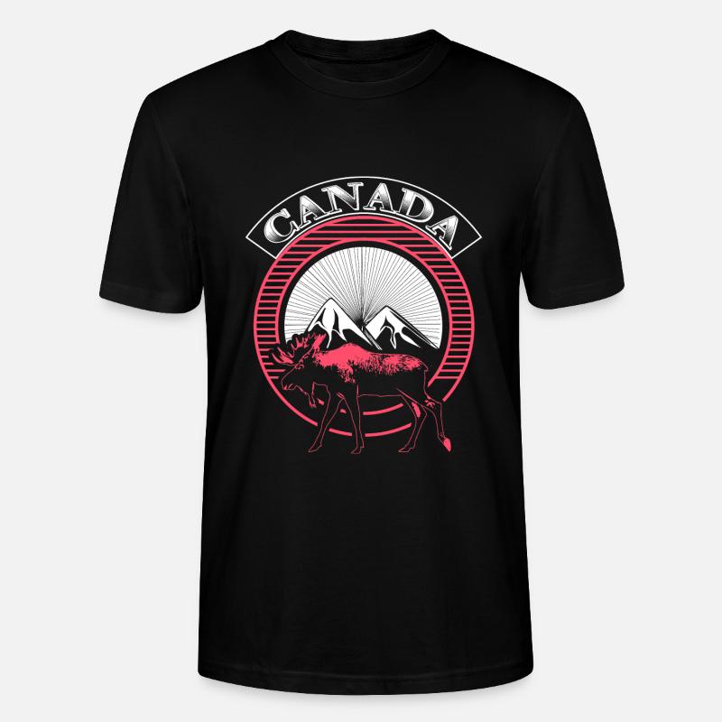 Idée cadeau Canada Snow State - T-shirt bio CRAFTER Stanley Stella Unisexe - noir