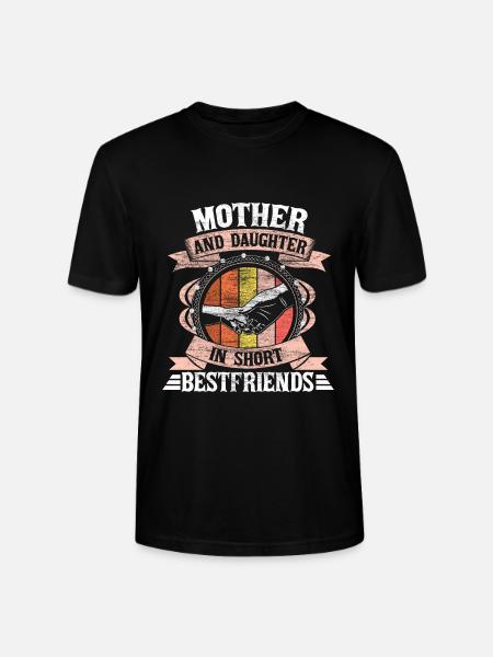 Mutter und Tochter Liebe Geschenkidee - Stanley/Stella Unisex Bio-T-Shirt CRAFTER - Schwarz
