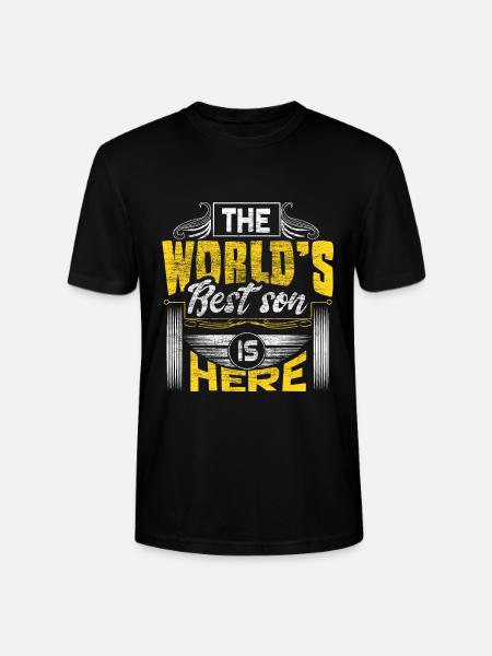 Son Sons Birthday Gift - Stanley/Stella CRAFTER Unisex Organic T-Shirt - black