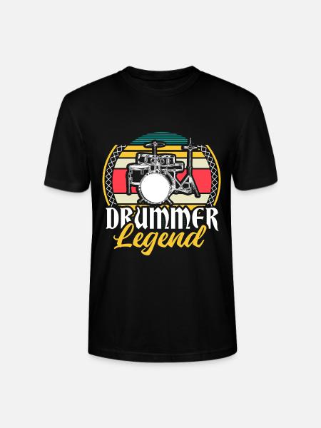 Drums Drumsticks Drumsticks Gift Idea - Stanley/Stella CRAFTER Unisex Organic T-Shirt - black