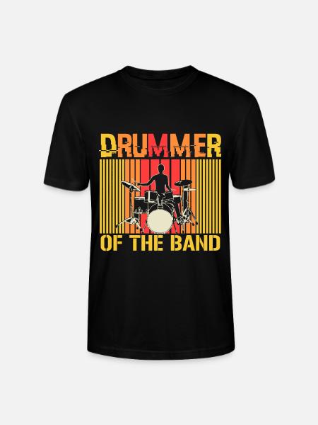 Drums Drum Gift - Stanley/Stella CRAFTER Unisex Organic T-Shirt - black