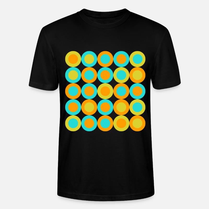 geometric patterns - Stanley/Stella Unisex Bio-T-Shirt CRAFTER - Schwarz
