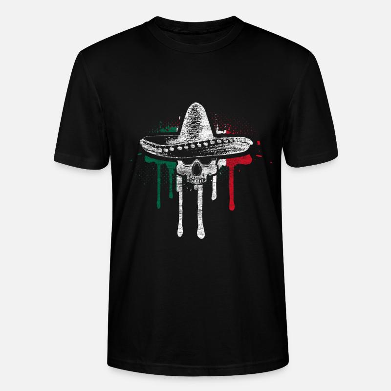 Mexiko Siesta Geschenkidee - Stanley/Stella Unisex Bio-T-Shirt CRAFTER - Schwarz