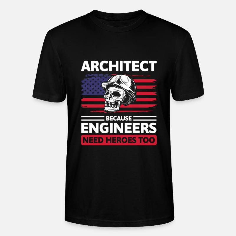 Architecture Design Studies Construction - Stanley/Stella CRAFTER Unisex Organic T-Shirt - black