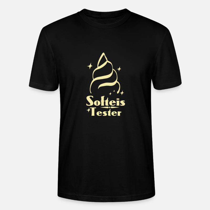 Softeis Tester - Stanley/Stella Unisex Bio-T-Shirt CRAFTER - Schwarz