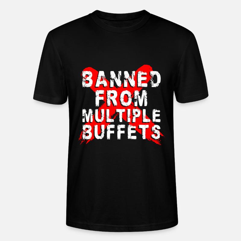 Menu buffet Traiteur Spécialités - T-shirt bio CRAFTER Stanley Stella Unisexe - noir