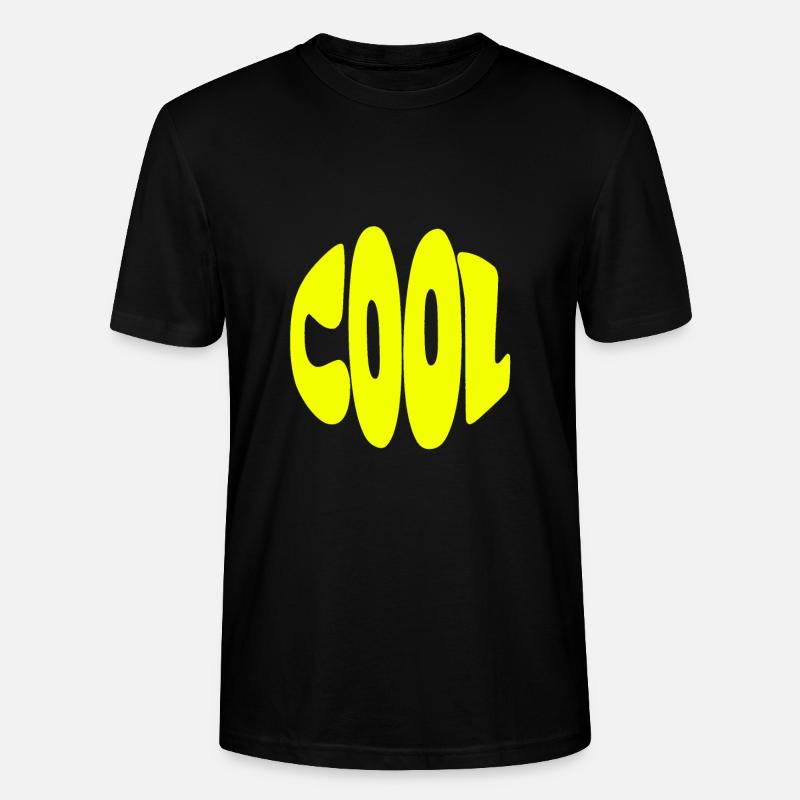 cool gelb comic - Stanley/Stella Unisex Bio-T-Shirt CRAFTER - Schwarz