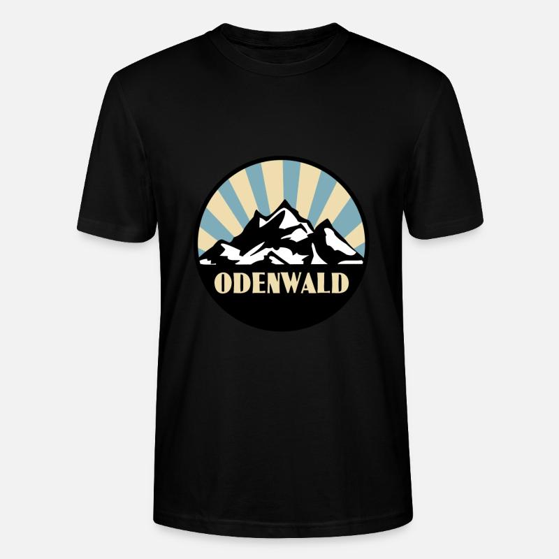 Odenwald - Stanley/Stella Unisex Bio-T-Shirt CRAFTER - Schwarz