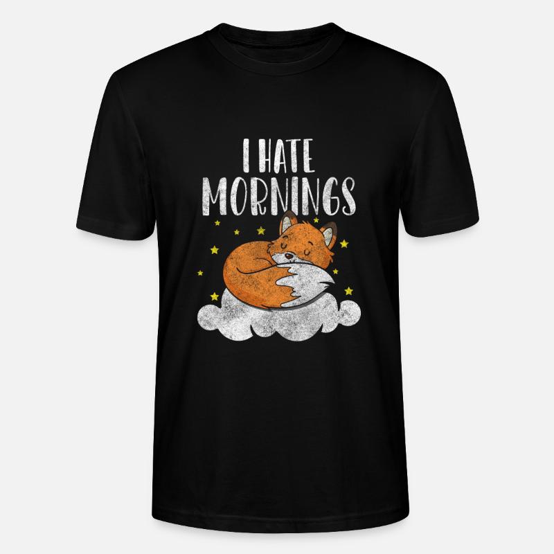 Fox Wisdom Hunter - T-shirt bio CRAFTER Stanley Stella Unisexe - noir