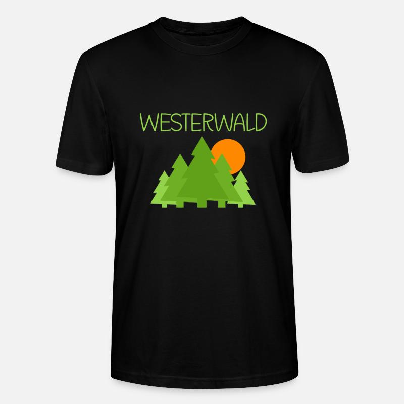 Westerwald - Stanley/Stella Unisex Bio-T-Shirt CRAFTER - Schwarz