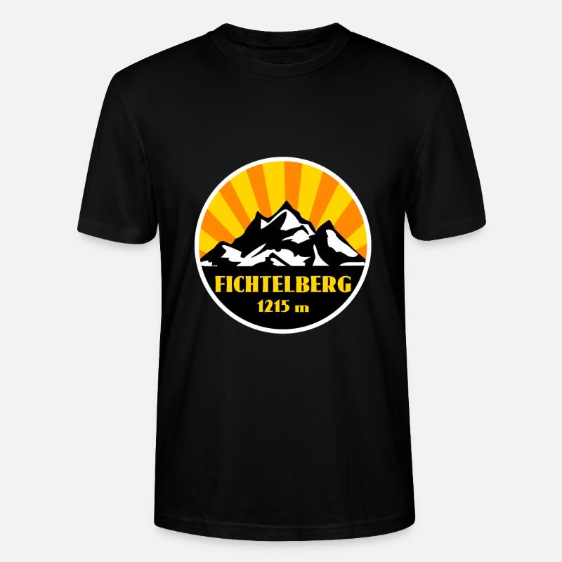 Fichtelberg - Stanley/Stella Unisex Bio-T-Shirt CRAFTER - Schwarz