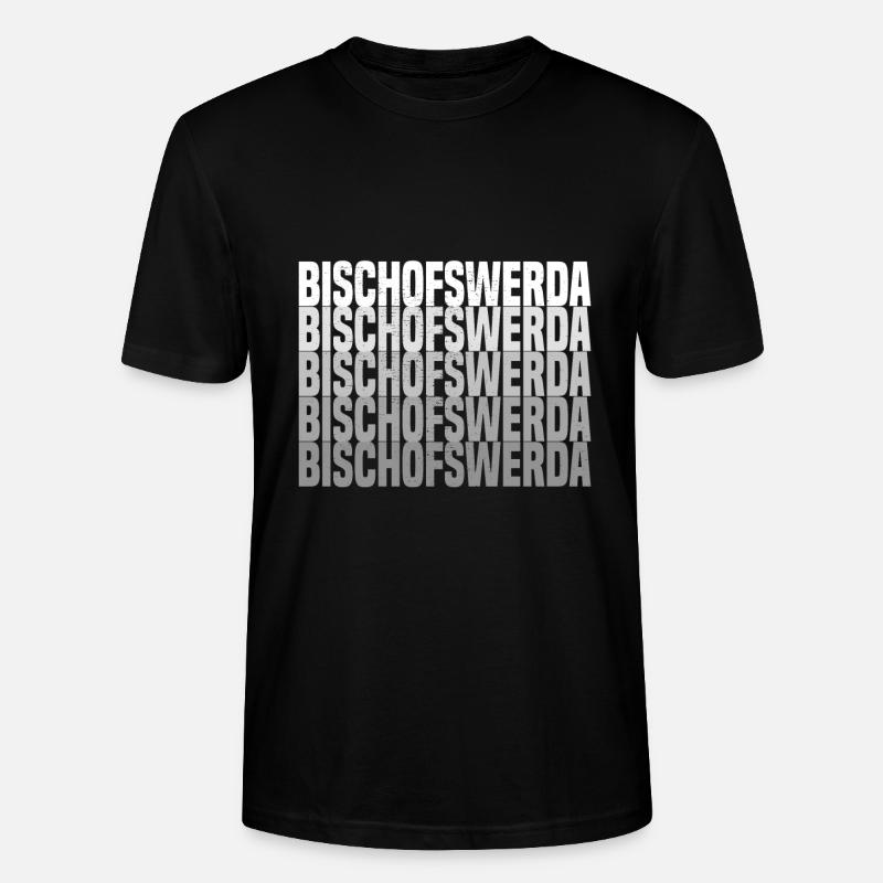 Bischofswerda - Stanley/Stella Unisex Bio-T-Shirt CRAFTER - Schwarz