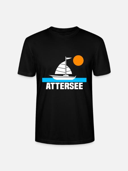 Attersee - Stanley/Stella Unisex Bio-T-Shirt CRAFTER - Schwarz