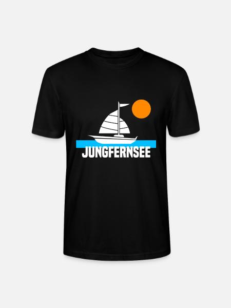 Jungfernsee - Stanley/Stella Unisex Bio-T-Shirt CRAFTER - Schwarz