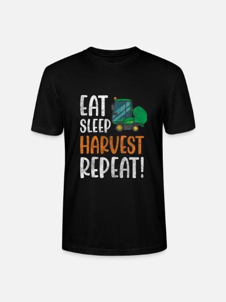 Landwirt Erntezeit Feld - Stanley/Stella Unisex Bio-T-Shirt CRAFTER - Schwarz