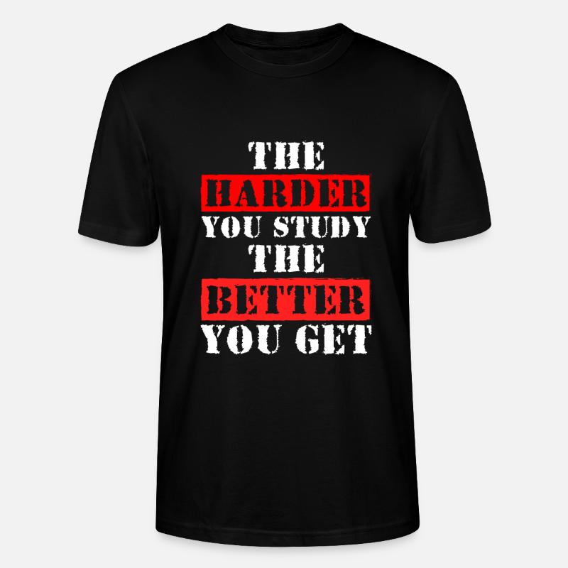 Student Lehrer Pleite Abschluss - Stanley/Stella Unisex Bio-T-Shirt CRAFTER - Schwarz