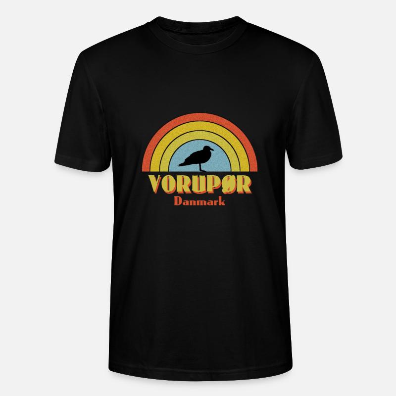 Vorupor Danemark - T-shirt bio CRAFTER Stanley Stella Unisexe - noir