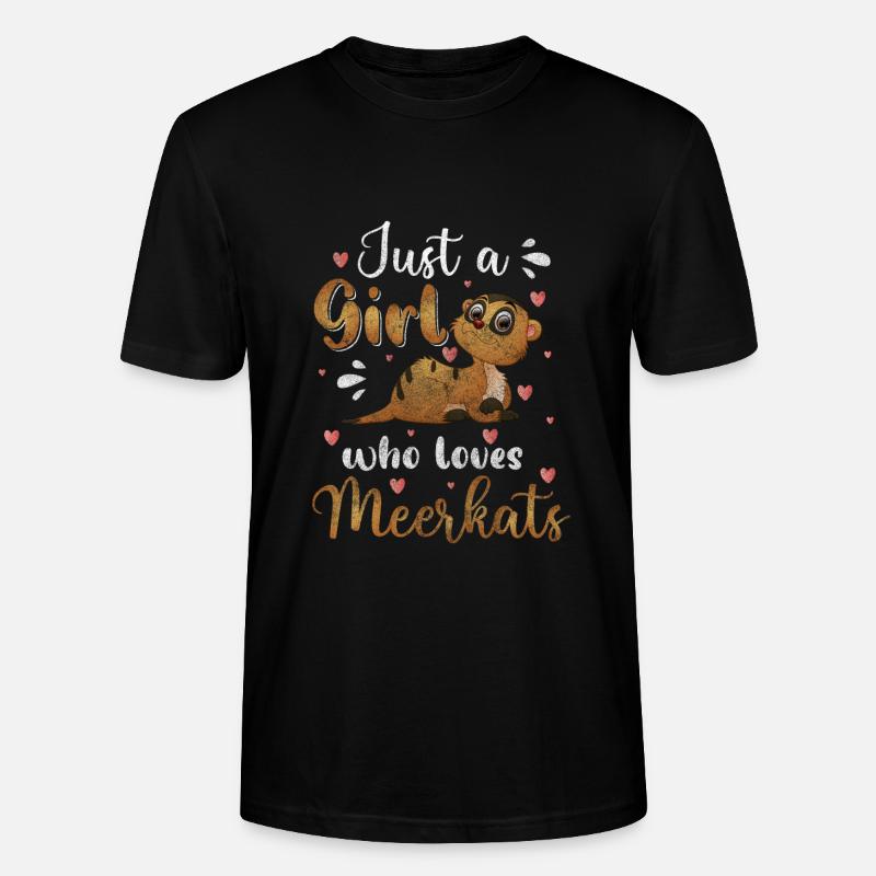 Erdmännchen Gruppe - Stanley/Stella Unisex Bio-T-Shirt CRAFTER - Schwarz