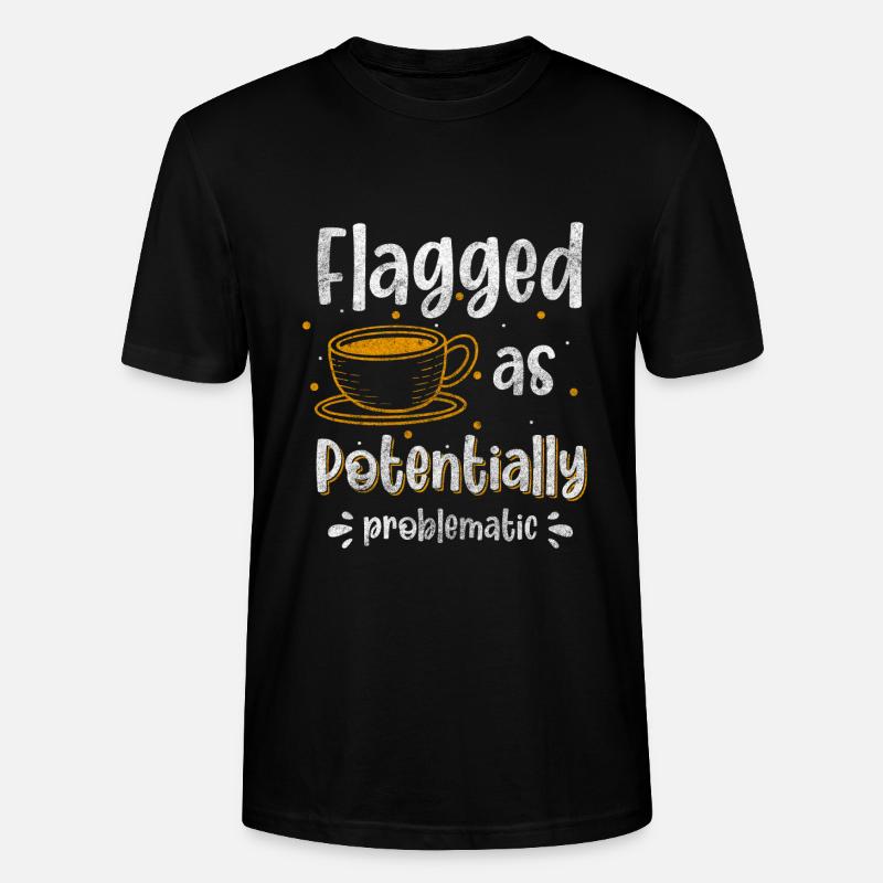 Problèmes Fun Satire Positif - T-shirt bio CRAFTER Stanley Stella Unisexe - noir