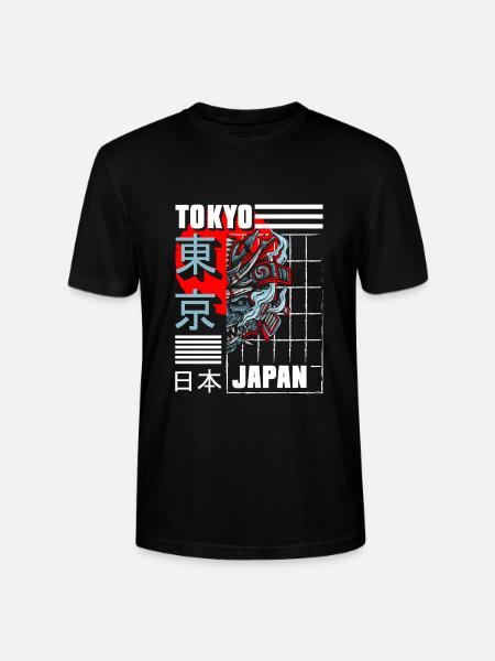Tokio Stadt City Tempel - Stanley/Stella Unisex Bio-T-Shirt CRAFTER - Schwarz