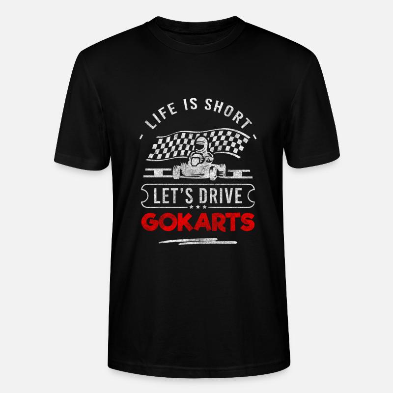 Pilote de course Karting Hobby - T-shirt bio CRAFTER Stanley Stella Unisexe - noir