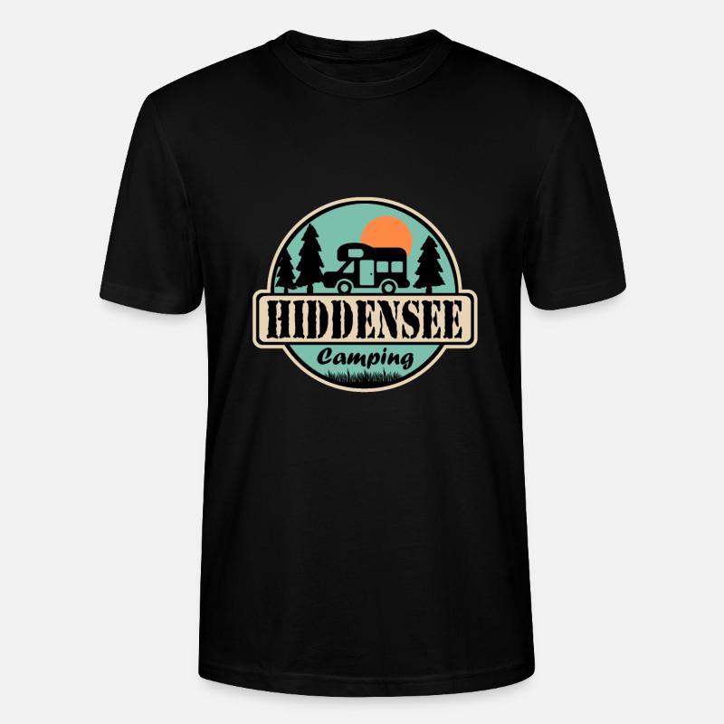 Hiddensee Camping - Stanley/Stella Unisex Bio-T-Shirt CRAFTER - Schwarz